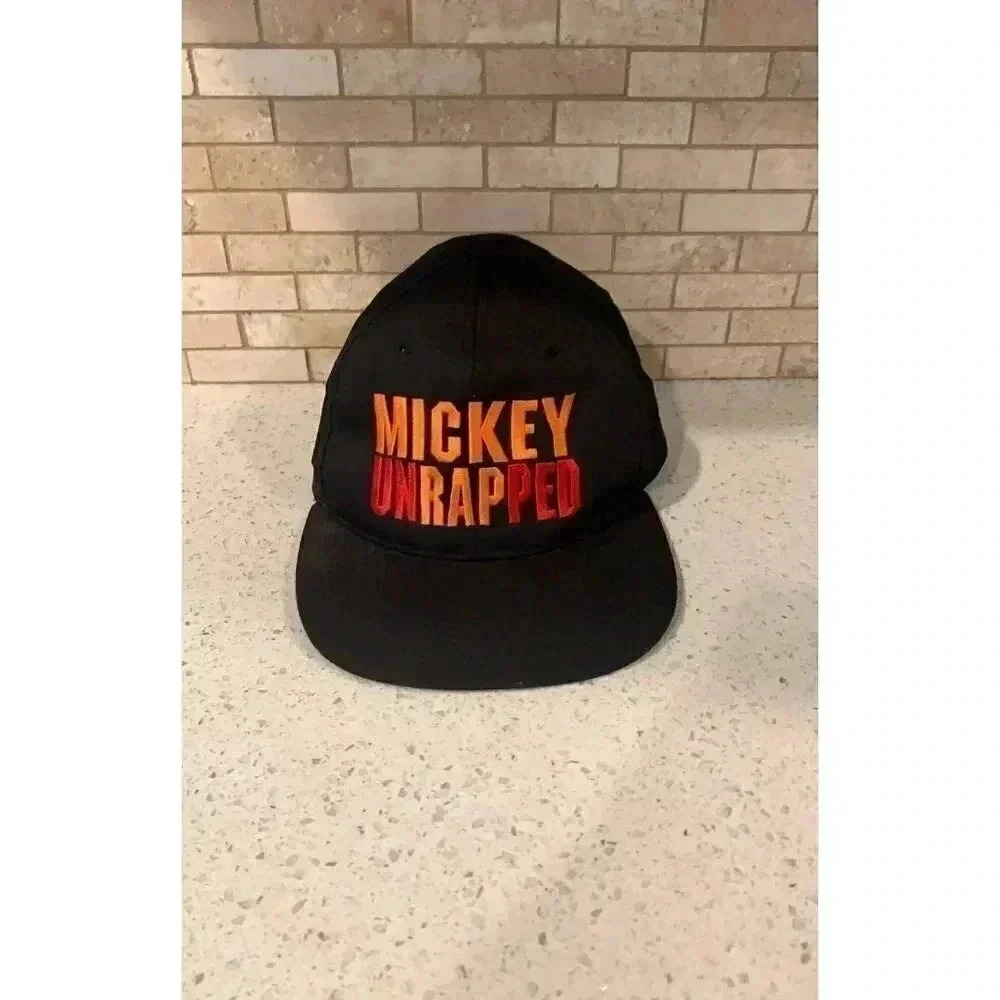 MICKEY UNRAPPED Original 1994 Promo Snapback Cap Hat for Walt Disney Records B26